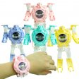 Colorful Cartoon Plastic Robot Toy Boys Watches